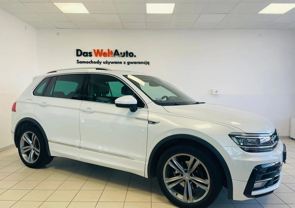 Volkswagen Tiguan cena 114900 przebieg: 84525, rok produkcji 2018 z Człopa małe 781